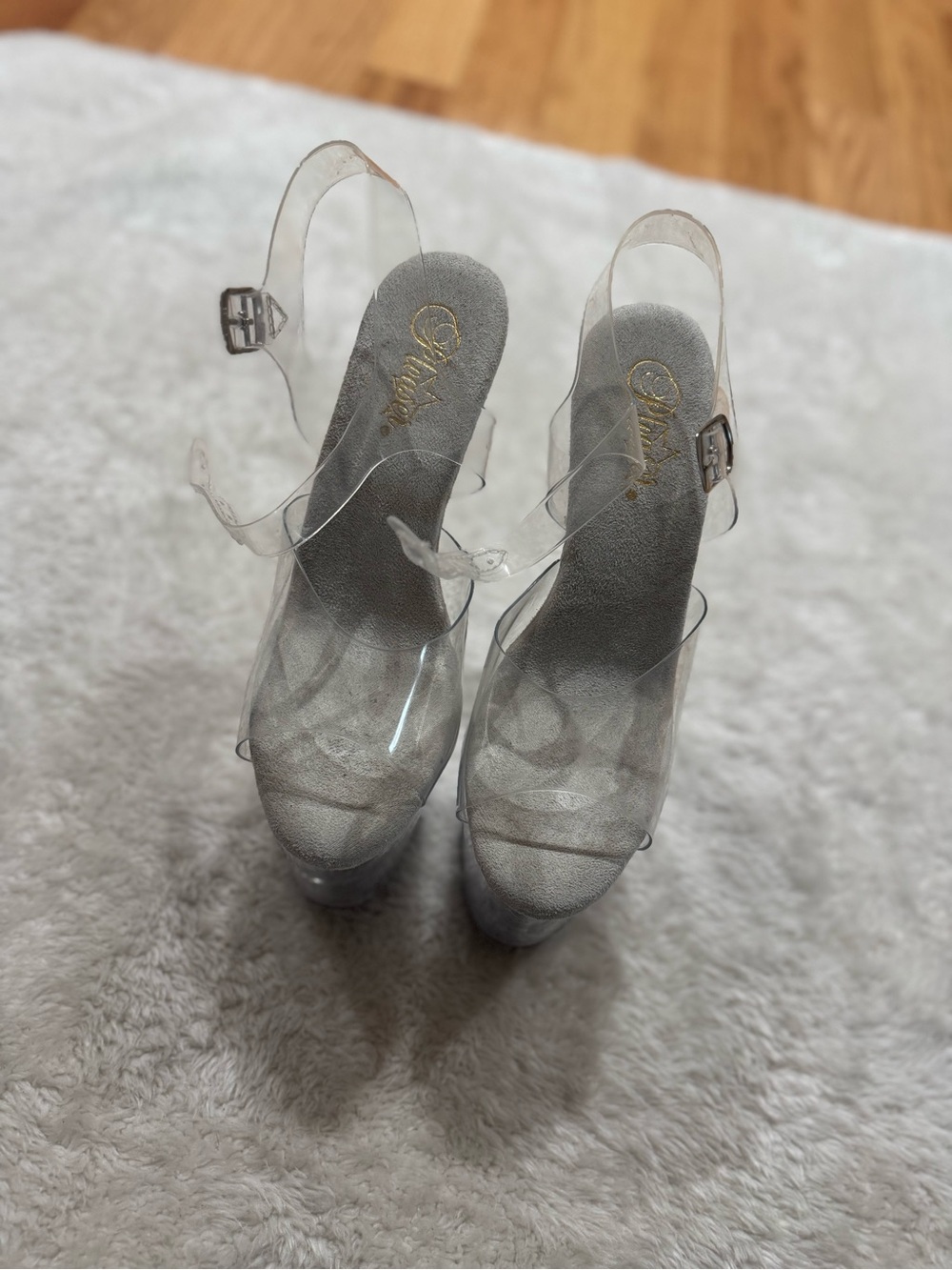 Pleaser Flamingo-808PREM Clear Platform Premium - Picture 4 of 10